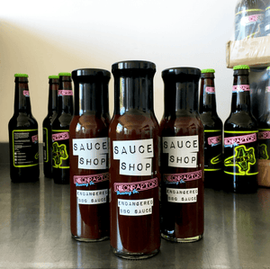 Sauce Shop Neon Raptor BBQ Sauce