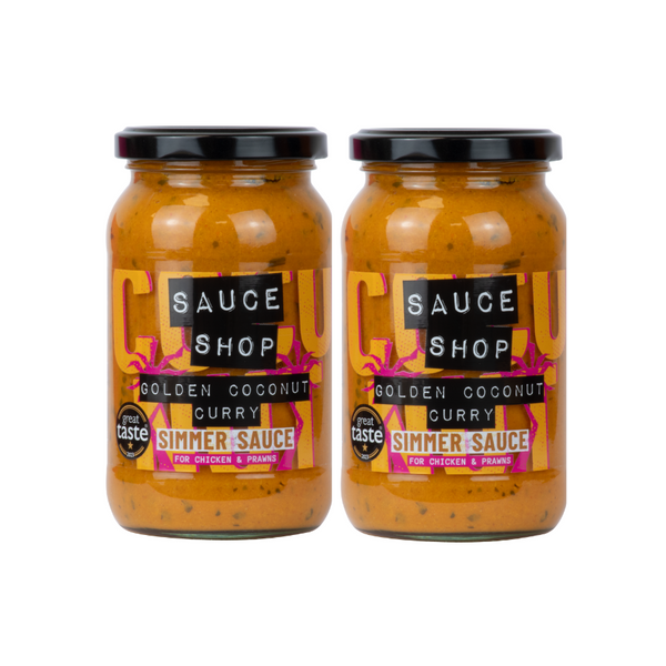 Sauce Shop Golden Coconut Curry Simmer Sauce Duo