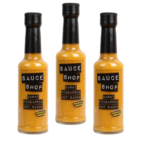 Sauce Shop Burnt Pineapple Hot Sauce Trio