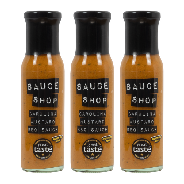 Sauce Shop Carolina Mustard BBQ Sauce Trio