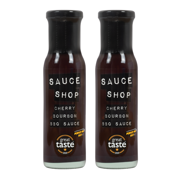 Sauce Shop Cherry Bourbon BBQ Sauce Duo